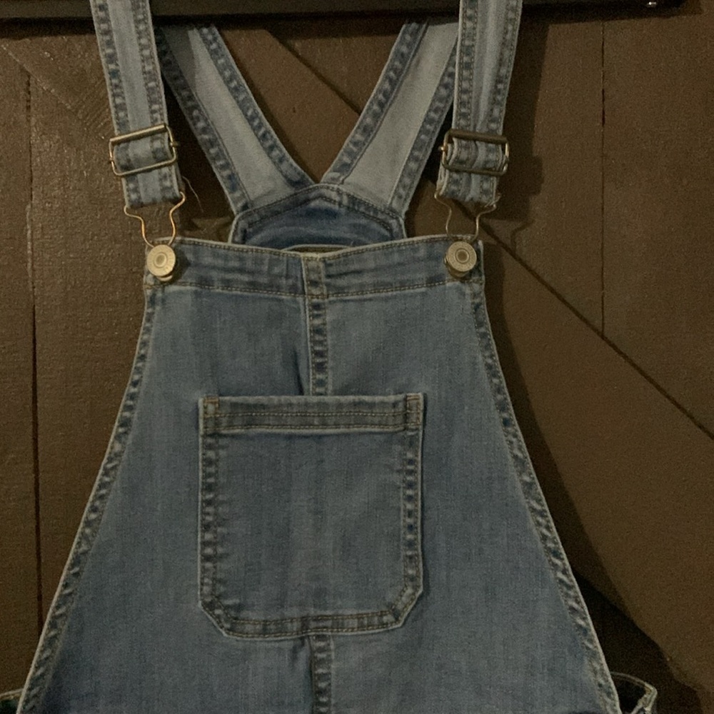 There Abouts- slightly used girls overalls skirt - Picture 3 of 5